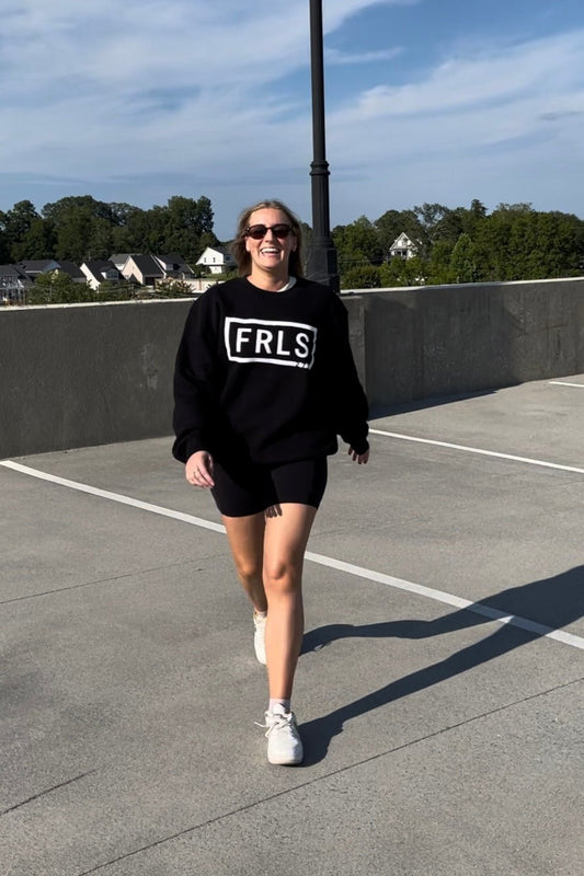 FRLS Black Crew Sweatshirt