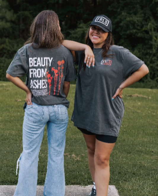 Beauty from Ashes Charcoal Tee